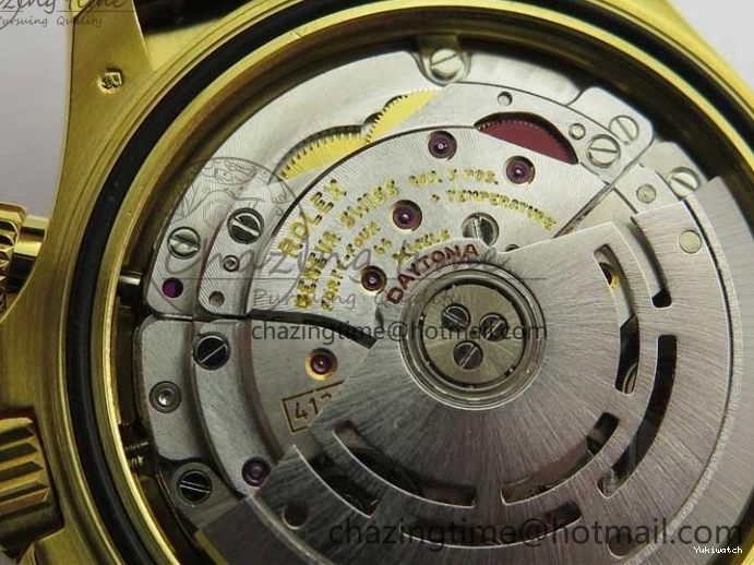 Best Diamonds 116518 Edition 904L Case Strap) SA4130 V4 1:1 Extra SS Noob Goid Plated on Strap Daytona Dial Rubber YG Black (Free 0521